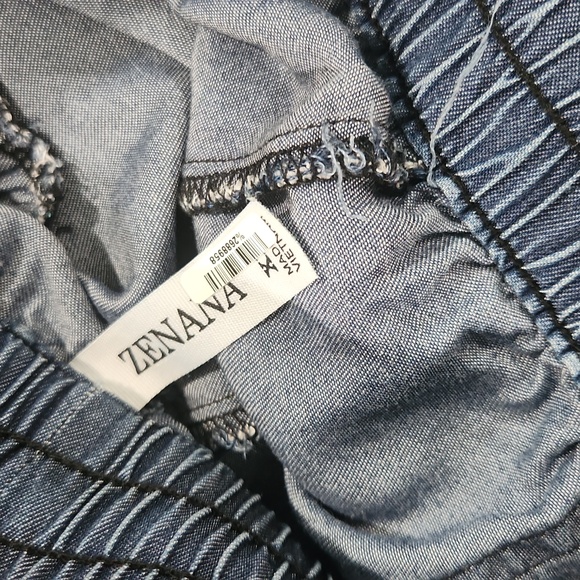 Zenana - Elastic waist lightweight pants - Picture 3 of 6